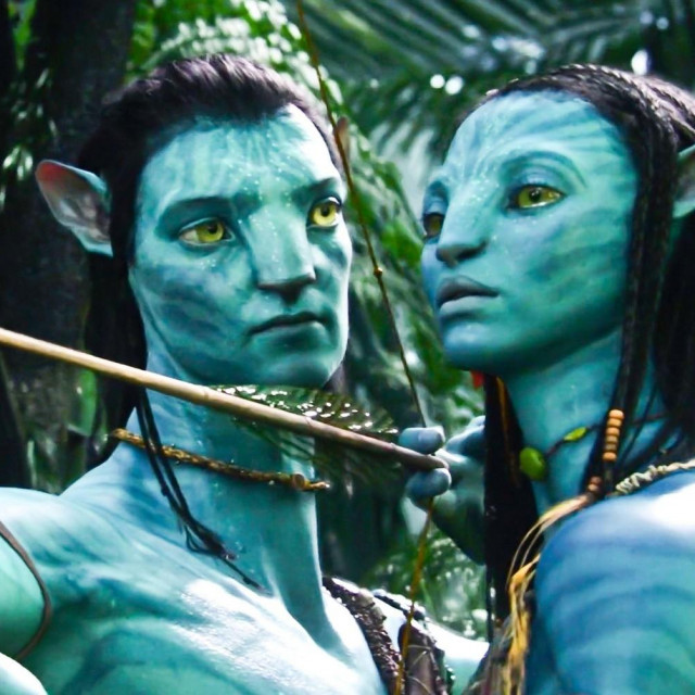 Sam Worthington i Zoe Saldana u sceni iz filma Avatar