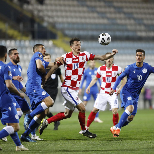 Ioannis Kousoulos, Ante Budimir, Luka Modrić i Pieros Sotiriou