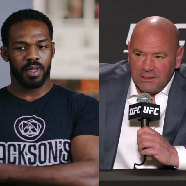 Jon Jones i Dana White