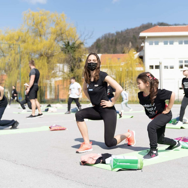 Vježbanje u sklopu projekta ”Aktivna Hrvatska”