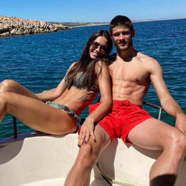 Andrej Kramarić s djevojkom Mijom Ćurković