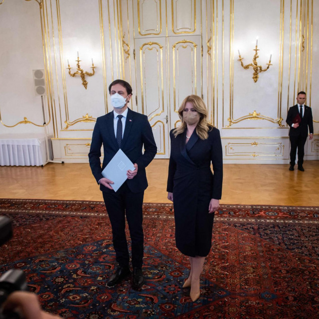 Eduard Heger i Zuzana Čaputova