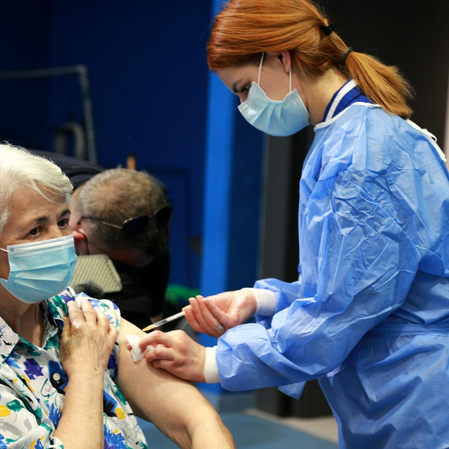 Cijepljenje u dvorani Gradski vrt