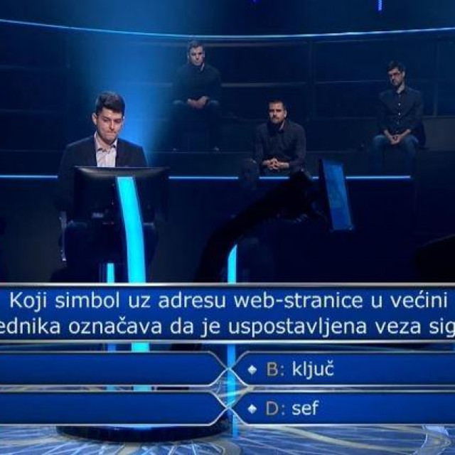 Dorian Nemet (lijevo) i voditelj Tarik Filipović