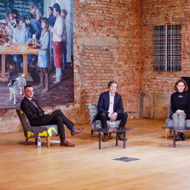 Tihomir Ladišić, Boris Vlašić, Nina Obuljen Koržinek i Marko Rakar