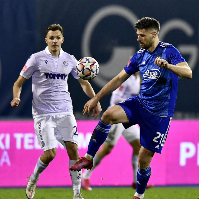 Detalj s dvoboja Dinama i Hajduka