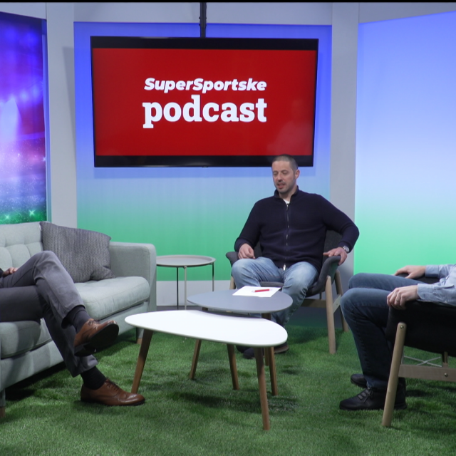 Romeo Jozak, Siniša Sušec i Robert Šola u studiju Hanza Medije