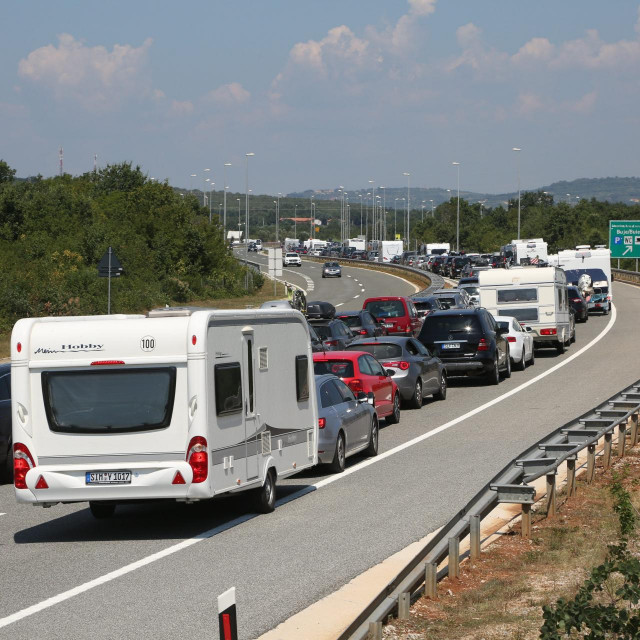 Gužva na Istarskom ipsilonu