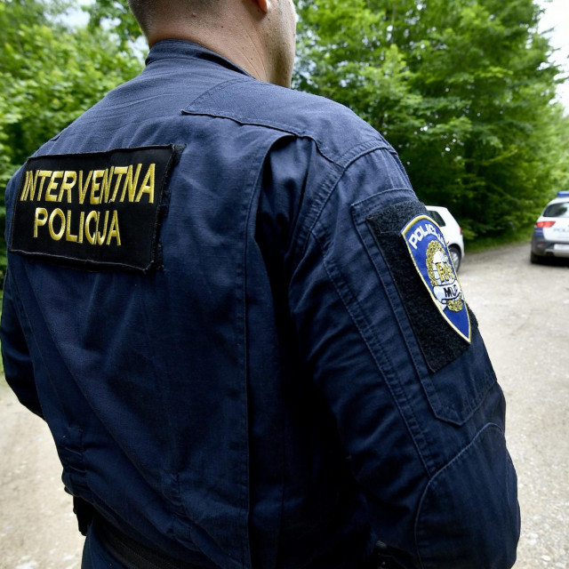 Ilustracija, policajac