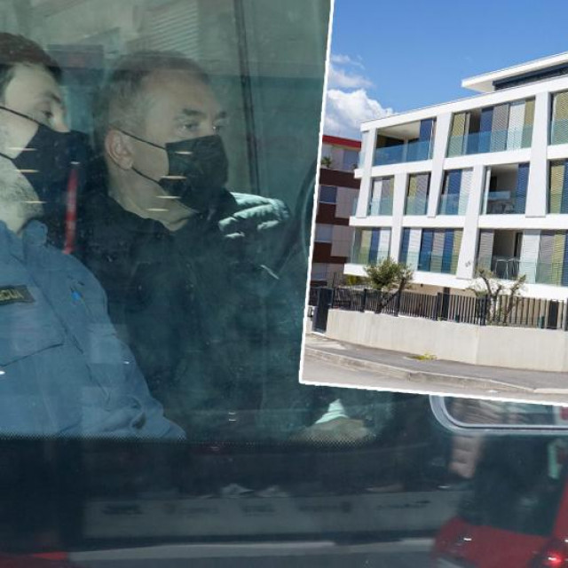 Dragan Kovačević (lijevo); stan u Splitu (desno)