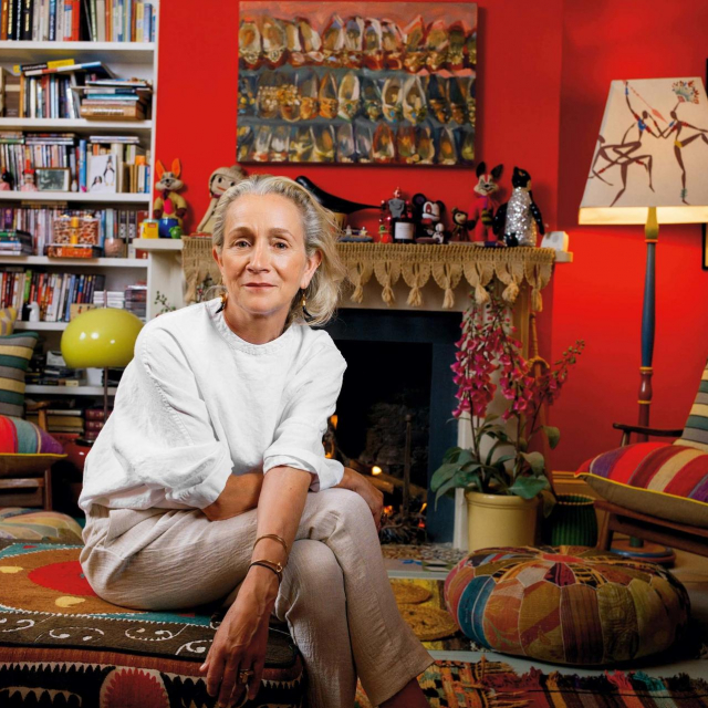 Lucinda Chambers u svom eklektični uređenom domu u zapadnom Londonu 
Fotografija: Matt Writtle/Evening Standard/ Profimedia 