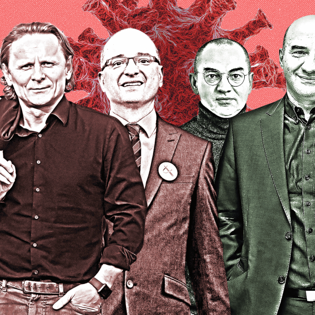 Igor Štagljar, Ivan Đikić, Igor Rudan, Nenad Bakić, Gordan Lauc i Dragan Primorac