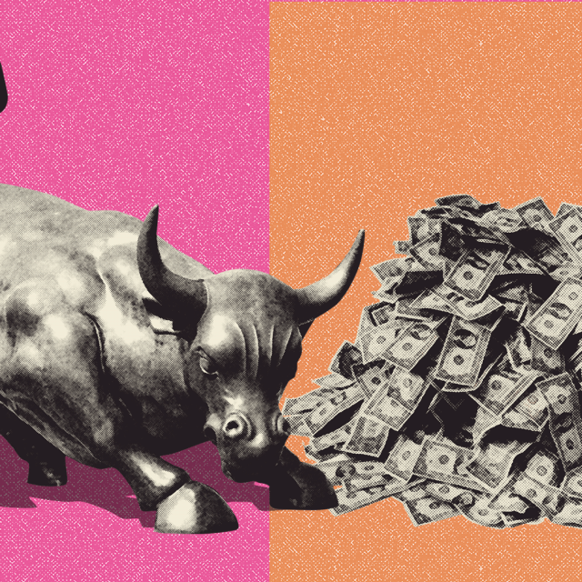 Ilustracija, Wall Street i novac