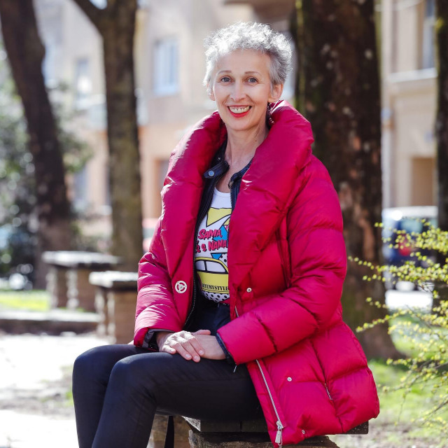 Zagreb, 160321.
Britanski trg.
Ljiljana Pranjic, oboljela od metastatskog raka dojke.