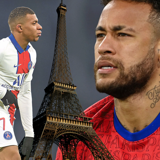 Kylian Mbappé i Neymar
