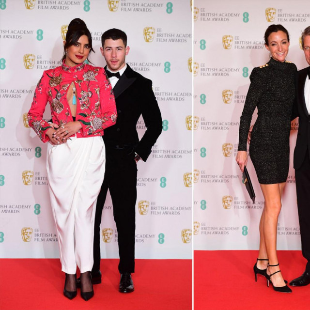 Priyanka Chopra i Nick Jonas; Anna Eberstein i Hugh Grant; Anna Kendrick 