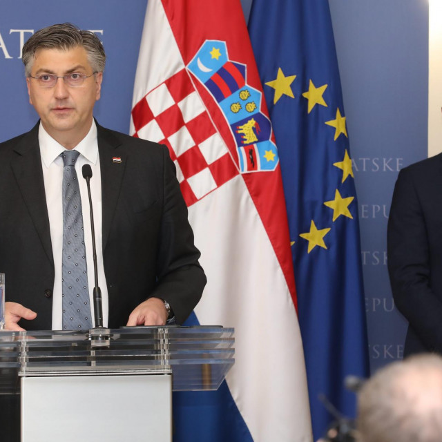 Andrej Plenković i Josip Aladrović