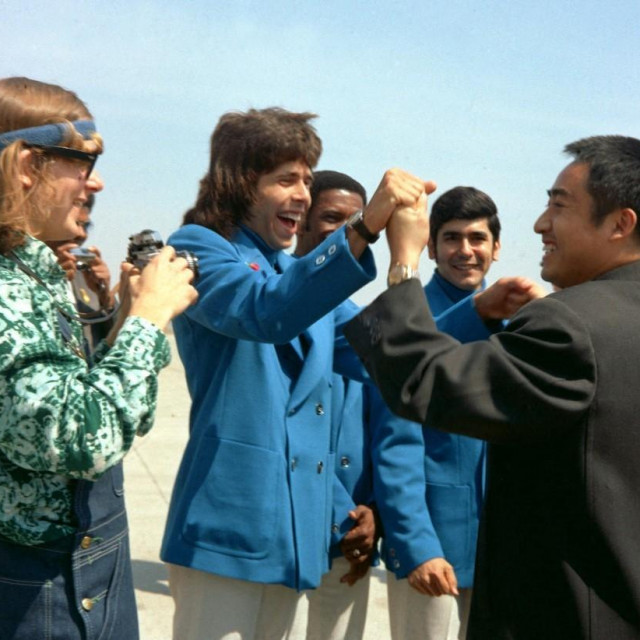 Glenn Cowan i Zhuang Zedong snimljeni u SAD-u 1972.