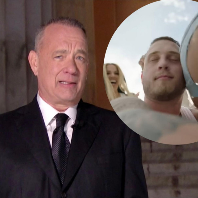 Tom Hanks, njegov sin Chet (u krugu)