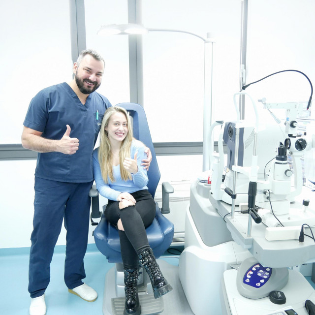 Albina Grčić i dr. sc. Adi Pašalić u Klinici Svjetlost u Splitu