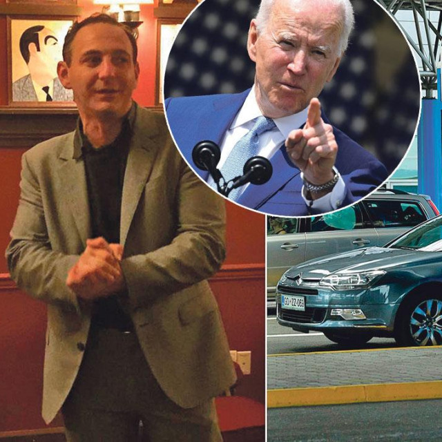 Don Victor Cisternino (lijevo), Joe Biden (gore u krugu), GP Bregana (desno)