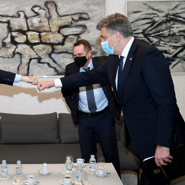 Saša Čokljat, Glen Moroney i Andrej Plenković