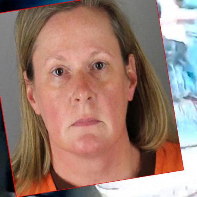 Policajka Kim Potter (lijevo) i trenutak ubojstva Dauntea Wrighta