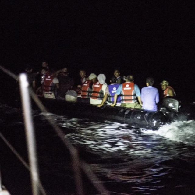 Migranti u grčkim vodama (ilustracija)