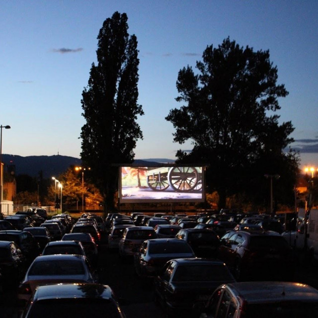 DriveIn kino kod Kockice u Zagrebu