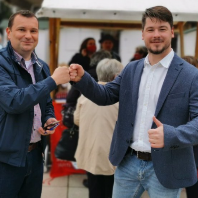 Protukandidati, HDZ-ov Damir Lneniček i SDP-ov Igor Jareš jedan drugom dali su podršku u nadolazećim izborima