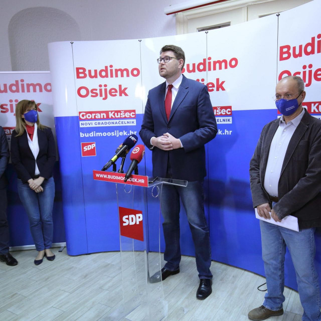 Boris Piližota, Biljana Borzan, Peđa Grbin, Goran Kušec