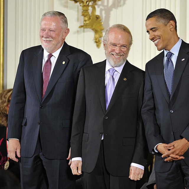 Charles Geschke, John Warnock i Barack Obama
