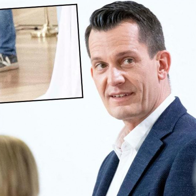 Novi austrijski ministar zdravstva Wolfgang Mückstein i njegove tenisice (lijevo)