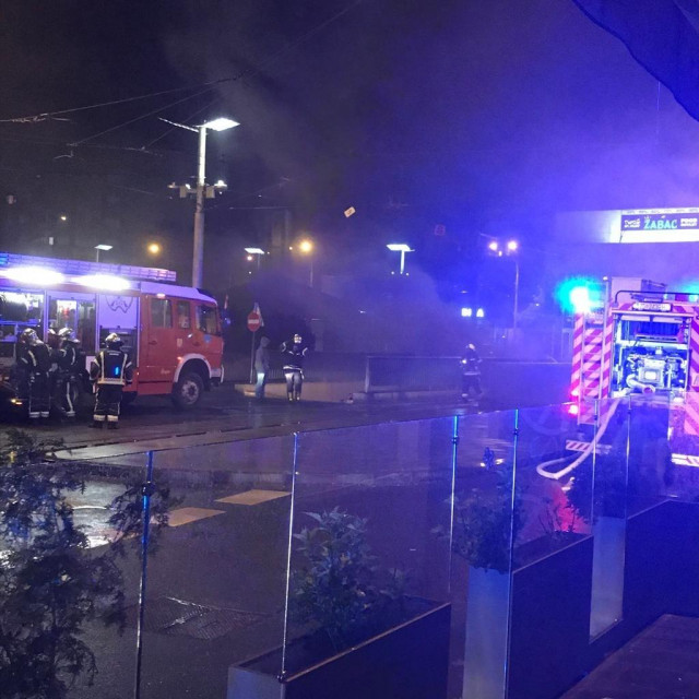 Požar u garaži na Kvatriću