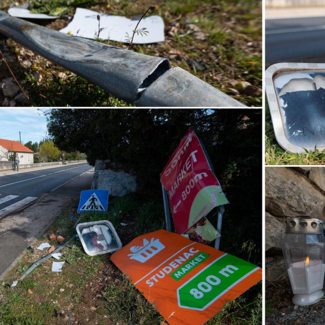 U utorak ujutro na mjestu događaja još su se vidjeli tragovi nesreće