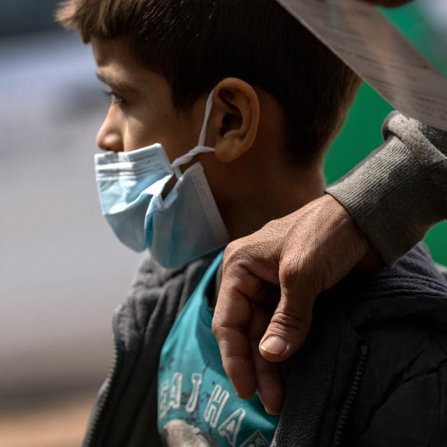 Dječak, migrant, Ilustracija