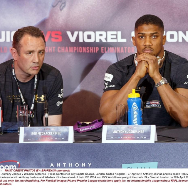 Rob McCracken i Anthony Joshua