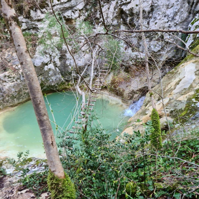 Staza sedam slapova u Istri