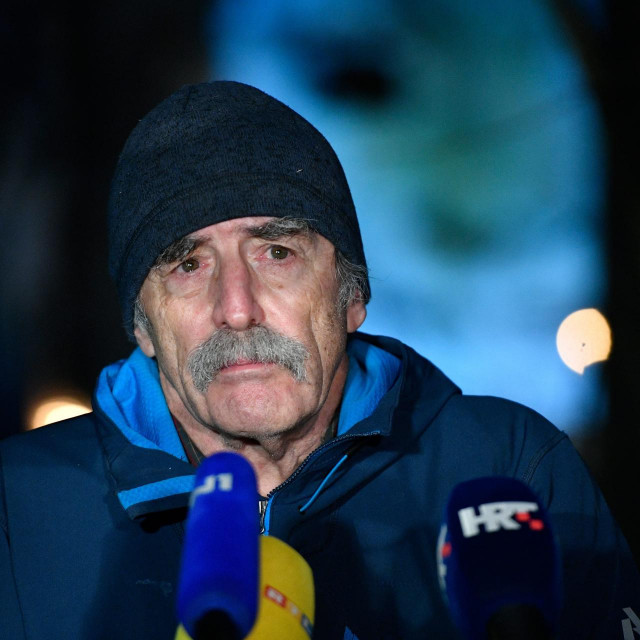 Zagreb, 071220.
Odmoriste Adolfovac.
Komemoracija povodom 20 godina od ubojstva obitelji Zec.
Na fotografiji: Zoran Pusic.