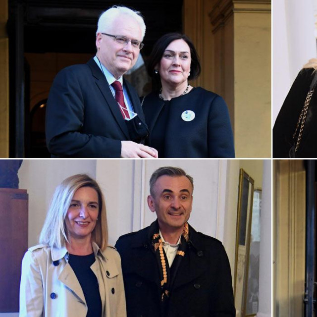 Ivo i Tatjana Josipović, Dubravka Vrgoč i Nina Obuljen Koržinek, Senka i Davor Meštrović, Marija Sekelez