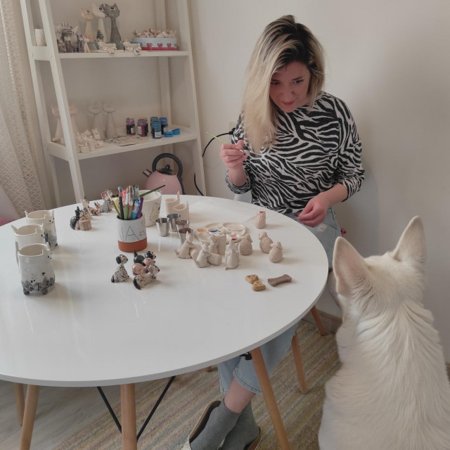 Romana Stanislav i kujica Tara
