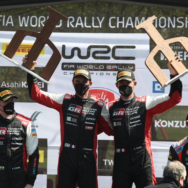 Kumrovec, završna ceremonija i podjela nagrada WRC Croatia Rally