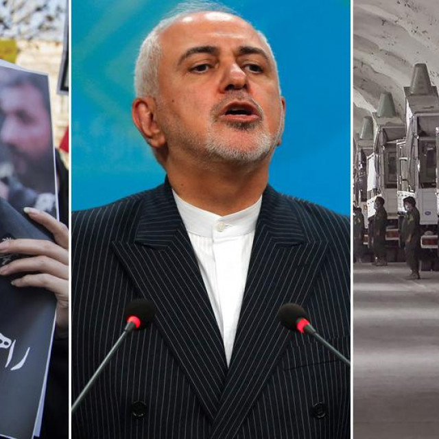 Prizori iz Irana i ministar Zarif u sredini