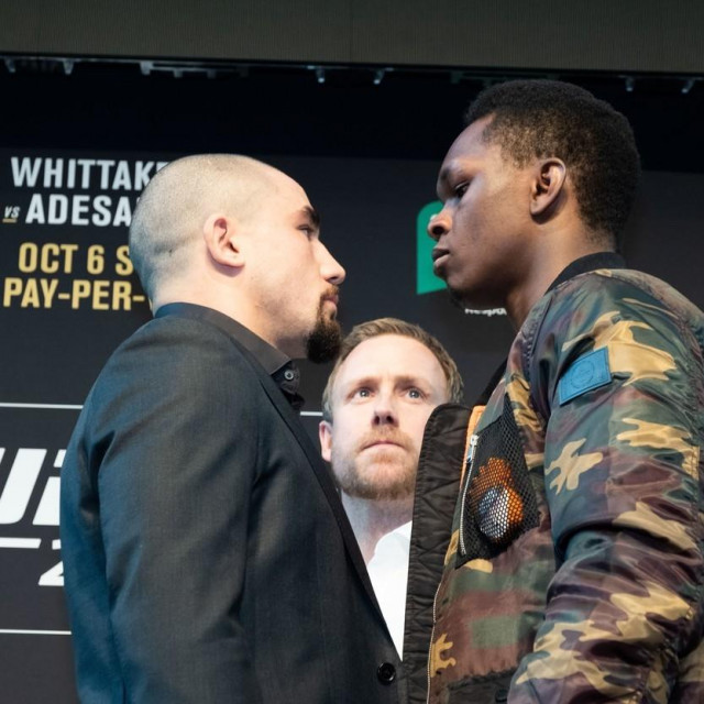 Robert Whittaker i Israel Adesanya