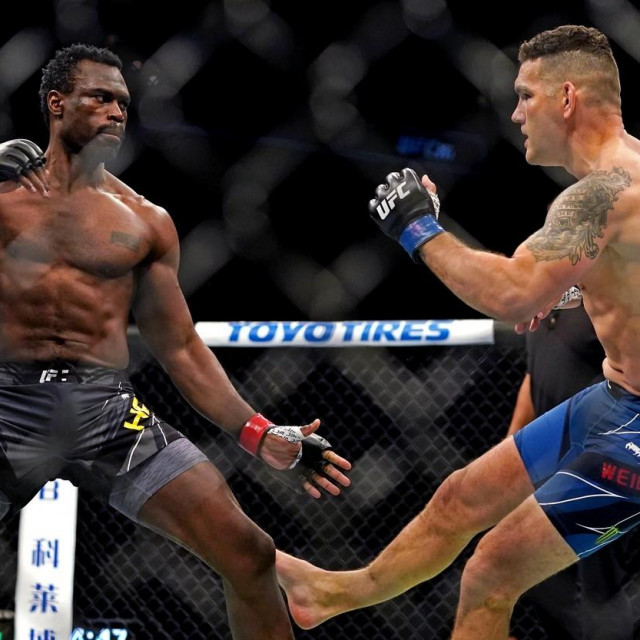 Uriah Hall i Chris Weidman