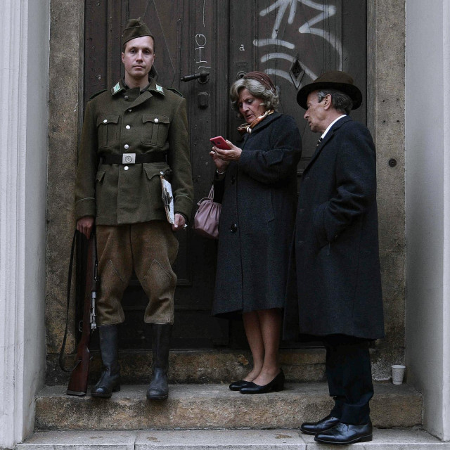 Snimanje serije The Ipcress File u Dalmatinskoj ulici