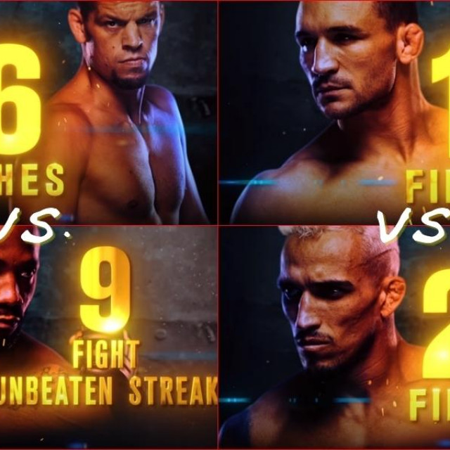 Nate Diaz, Michael Chandler, Leon Edwards i Charles Oliveira