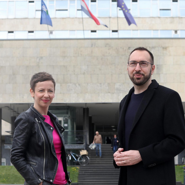 Danijela Dolenec, Tomislav Tomašević i Luka Korlaet