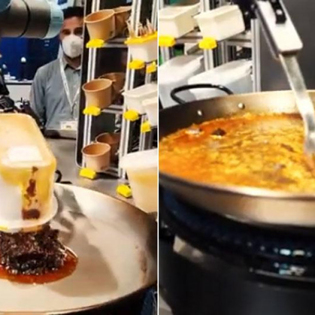 Robot priprema paellu