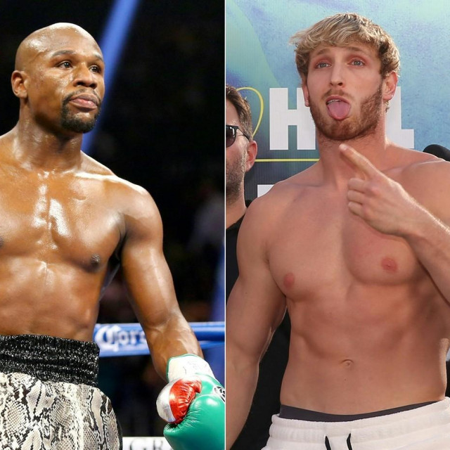 Floyd Mayweather Jr i Logan Paul